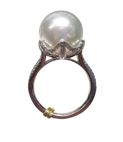 Ringe Crivelli Dame PERLA AUSTRALIA in Weißgold Perla 78058868 - 78058868